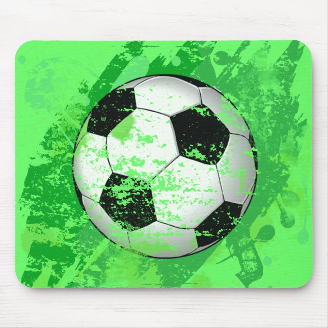SCHMUTZ-ART-FUSSBALL MOUSEPAD (Vorne)