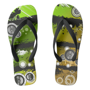 Schmutz-Art-Musik-Fahne Flip Flops