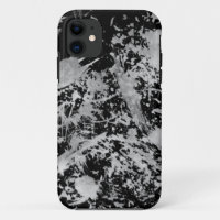 Schmutz Chaos™ Schwarzweiss-Farbe iPhone 5 Kasten