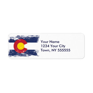 Schmutz-Colorado-Flagge