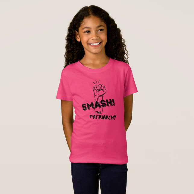 Schmutz den Feministinnen des Patriarchats - T - S T-Shirt (Vorne ganz)