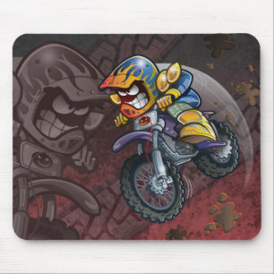 Schmutz-Fahrrad-Mike Mousepad