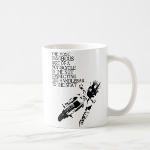 Schmutz-Fahrrad-Nussmotocross-lustiger Tassen-Spaß Tasse