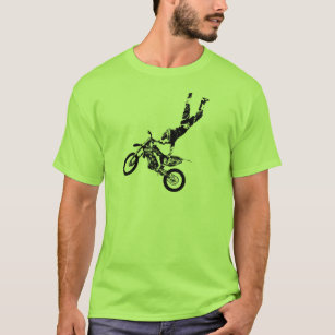 Schmutz-Fahrrad-Supermann T-Shirt