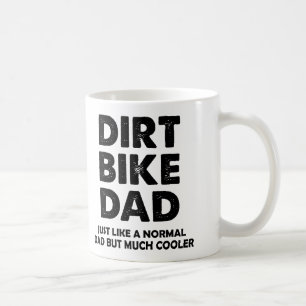 Schmutz-Fahrrad-Vaterlustige Motocross-Tasse oder Kaffeetasse