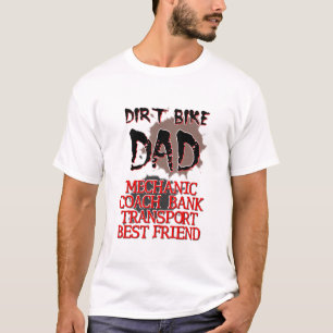 Schmutz-Fahrrad-Vatermotocross-T - Shirt