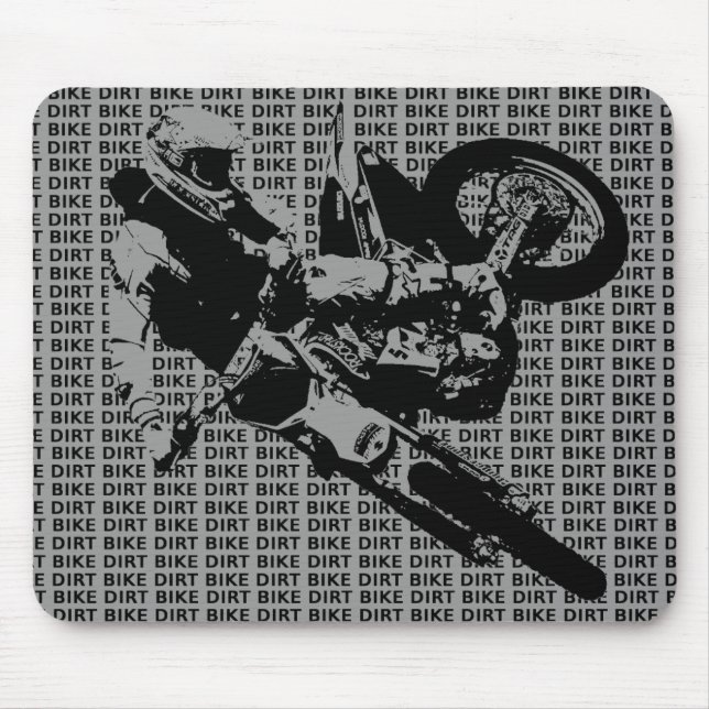 Schmutz-FahrradMotocross Mousepad Mausunterlage (Vorne)
