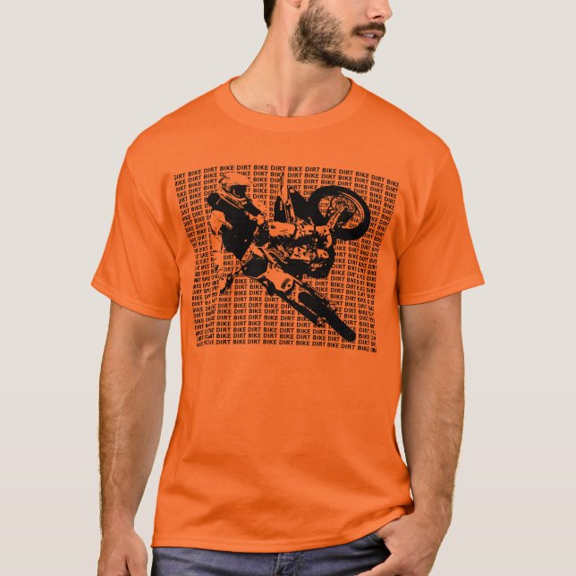 Schmutz-Fahrradmotocross-Shirt T-Shirt (Vorderseite)