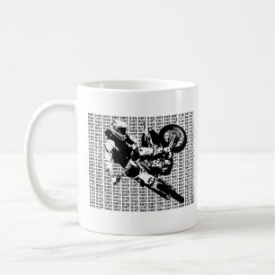 Schmutz-Fahrradmotocross-Tasse Tasse