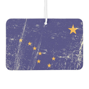 Schmutz-Flagge von Alaska Autolufterfrischer