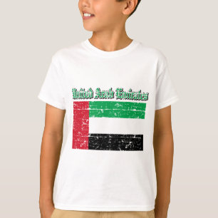 Schmutz-Flagge von Arabische Emirate T-Shirt