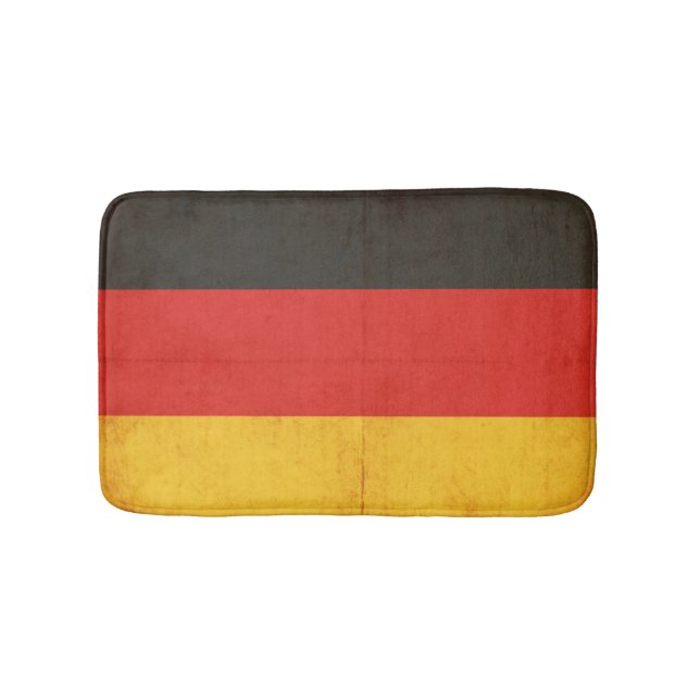 Schmutz-Flagge von Deutschland Badematte (Vorderseite)