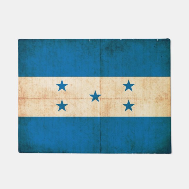 Schmutz-Flagge von Honduras Fußmatte (Vorderseite)