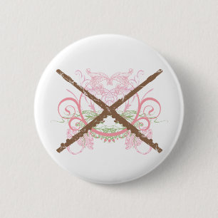 Schmutz-Flöten-Knopf Button