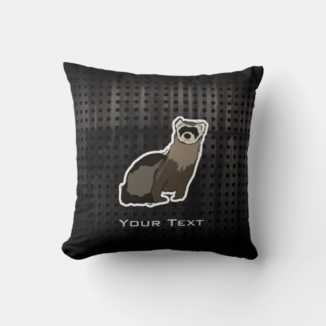 Schmutz-Frettchen Kissen (Vorderseite)