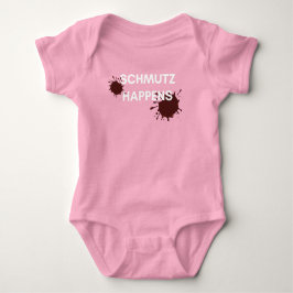 Schmutz Happens Baby Girl Bodysuit Baby Strampler