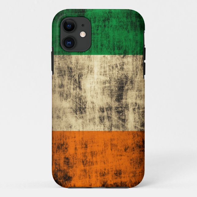 Schmutz-Iren-Flagge Case-Mate iPhone Hülle (Rückseite)