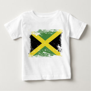 Schmutz-Jamaika-Flagge Baby T-shirt