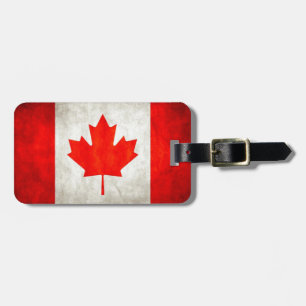 Schmutz-Kanada-Flagge Gepäckanhänger