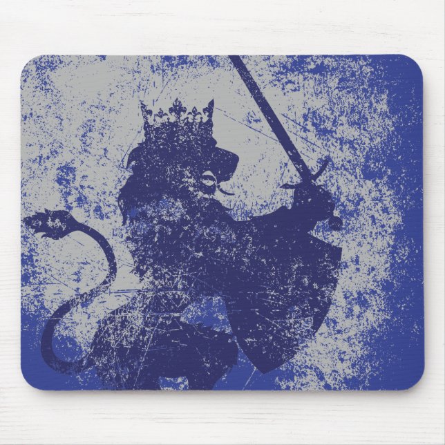 Schmutz-Löwe-König Mousepad (Vorne)