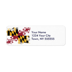 Schmutz-Maryland-Flagge