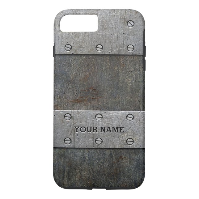 Schmutz-Metallblick starke iPhone 7 Plusfall Case-Mate iPhone Hülle (Rückseite)