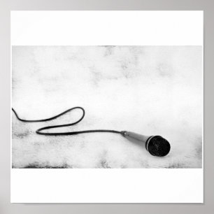 Schmutz-Mikrofon Poster