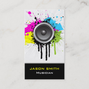 Schmutz-Musikindustrie-Karte Visitenkarte