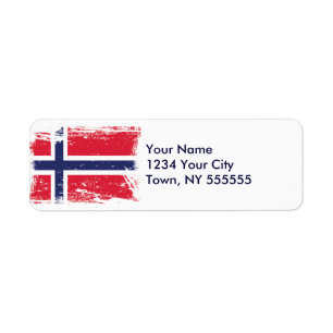 Schmutz-Norwegen-Flagge