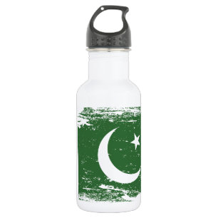 Schmutz-Pakistan-Flagge Trinkflasche