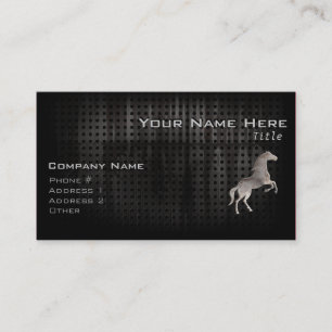Schmutz-Pferd Visitenkarte