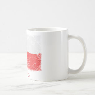 Schmutz-Polen-Flagge Tasse