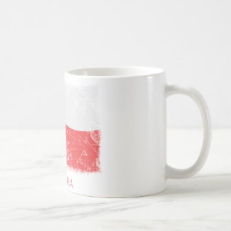 Schmutz-Polen-Flagge Tasse