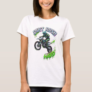 Schmutz Rush Ride Hard Fahrrad T-Shirt