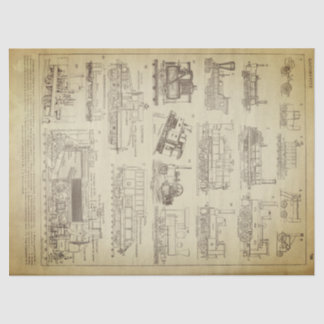Schmutz sich fortbewegendes Decoupage Blatt Seidenpapier