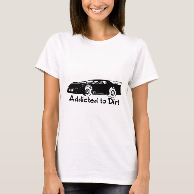 Schmutz-spätes Modell T-Shirt (Vorderseite)