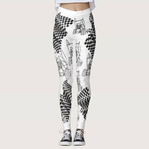 Schmutz Sprint-Auto-Leggings 1 Leggings