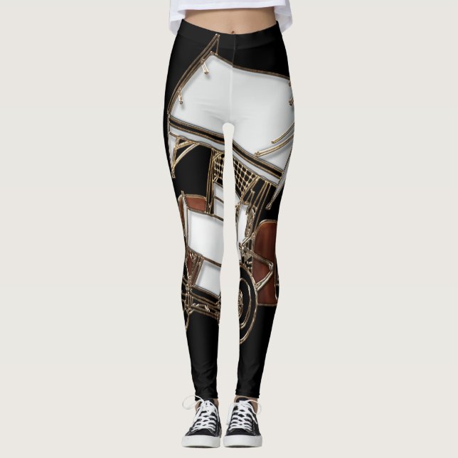 Schmutz Sprint-Leggings #1 Leggings (Vorderseite)