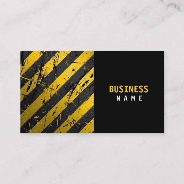 Schmutz Stripes Visitenkarte (Vorderseite)
