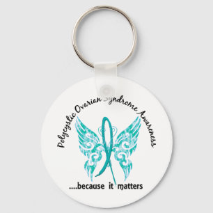 Schmutz-Tätowierungs-Schmetterling 6,1 PCOS Schlüsselanhänger