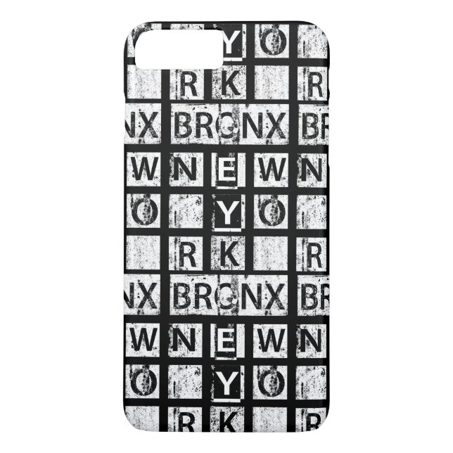 Schmutz-Typografie Bronx New York | Case-Mate iPhone Hülle (Rückseite)