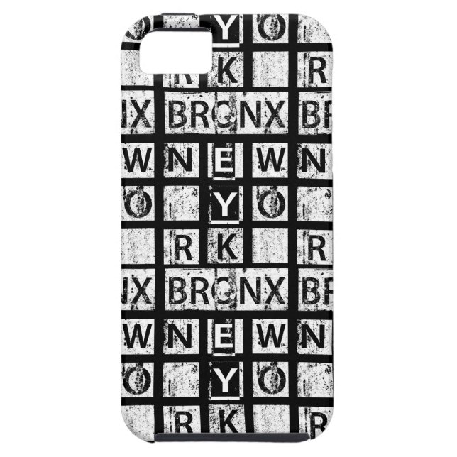 Schmutz-Typografie Bronx New York | Case-Mate iPhone Hülle (Rückseite)