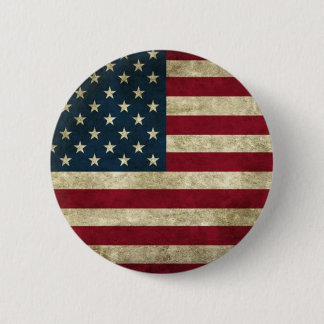Schmutz USA-Flagge Button