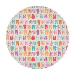 Schmutz-Zahn-Muster Schneidebrett