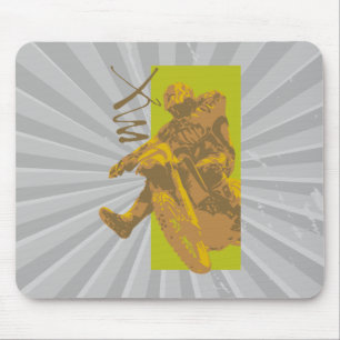 Schmutzbike-Schlammvektor-Abbildung Mousepad