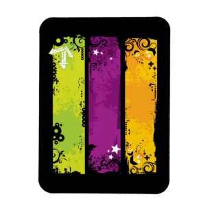 Schmutzfahnenillustration Magnet