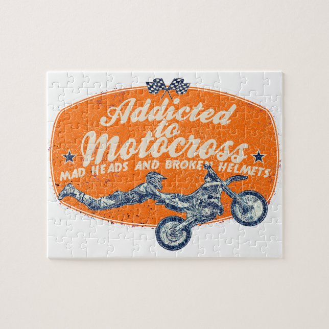 Schmutzfahrradextrem Puzzle (Horizontal)