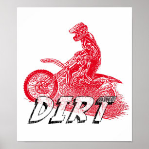 Schmutzfahrradlaufen Poster