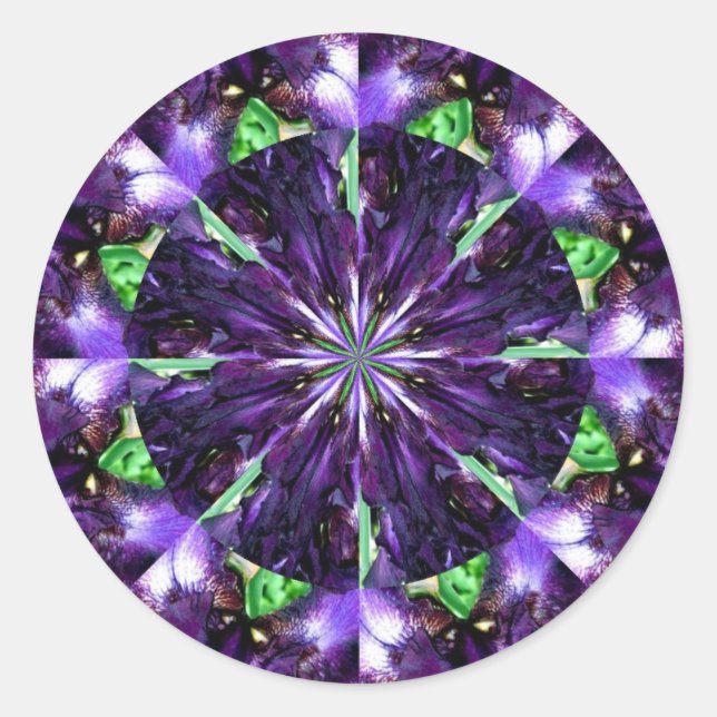 Schmutzgesicht k runder aufkleber (Vorderseite)