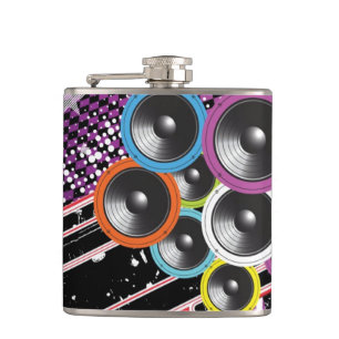 Schmutzhintergrund Flachmann